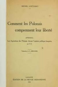 Lozynsky M. Comment les Polonais comprennet leur liberté