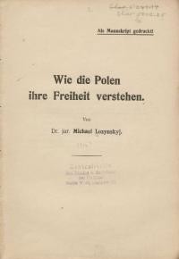 Lozynskyj M. Wie die Polen ihre Freiheit verstehen