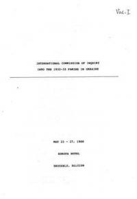 International Commission of Inquiry into the 1932-33 Famine in Ukraine