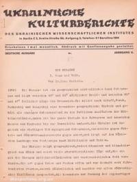 Ukrainische Kulturberichte n. 17