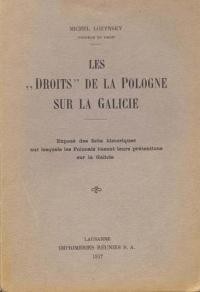 Lozynsky M. Les “droit” sur la Pologne de la Galicia