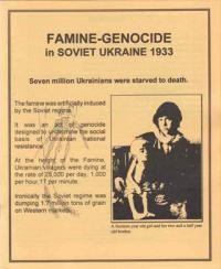 Famine-Genocide in Soviet Ukraine 1933