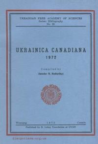 Ukrainica Canadiana 1972