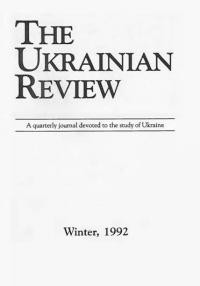 Ukrainian Review. – 1992. – N 4