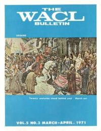 The WACL Bulletin. – 1971. – N. 3