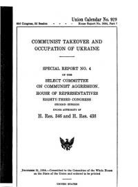 Communist takeover and Occupation of Ukraine