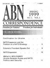 ABN-Correspondence. – 1999. – n. 1-4