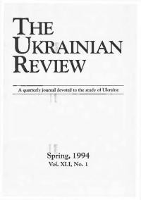 The Ukrainian Review. – 1994. – Nn. 1-4