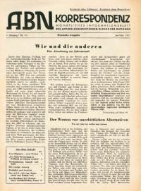 ABN Korrespondenz. – 1951. – Nn. 1-12