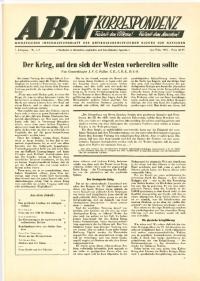 ABN Korrespondenz. – 1955. – Nn. 1-9