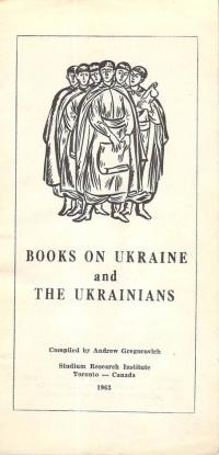 Books on Ukraine and the Ukrainians