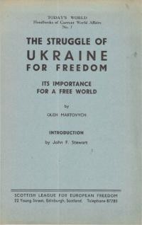 Martovych O.The Struggle of Ukraine for Freedom