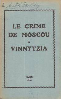 Le crime de Moscou a Vinnytzia