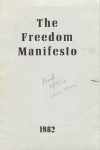 The Freedom Manifesto