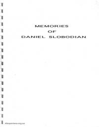 Memoirs of Daniel Slobodian