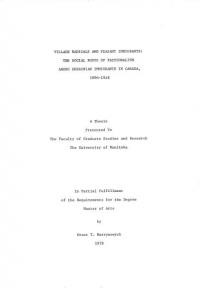 Martynowych O. Village Radicals and Peasant Immigrants: The social roots of factionalism among Ukrainian Immigrants in Canada, 1896-1918