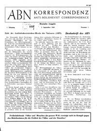 ABN-Korrespondenz. – 1949. – N. 1