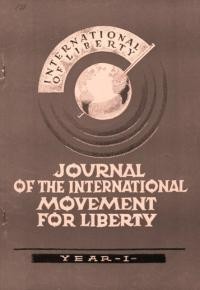 Інтернаціонал свободи. – 1947. – Ч. 1