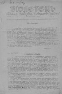 Бюлетень Об’єднання Таборових Товариств “Просвіта”. – 1946. – Ч.1