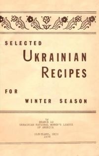 Selected Ukrainian Recipes for Winter Season