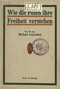 Lozynskyj M. Wie die Polen ihre Freiheit verstehen