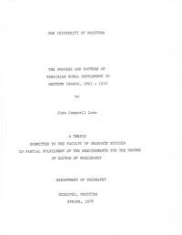 Lehr J.C. The Process and Pattern of Ukrainian Rural Settlement in Western Canada, 1891-1914