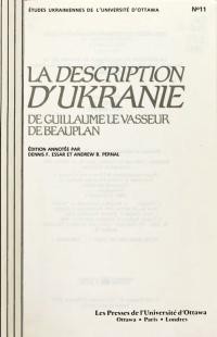 La Description D’Ukraine de Guillaume Le Vasser de Beauplan