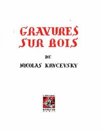 Krycevsky N. 7 gravures sur bois