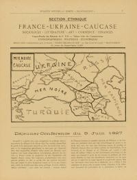 France-Ukraine-Caucase. – 1927. – No. 59