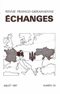 Echanges. – 1987. – No. 63