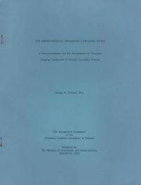 Duravets G. The Importanceof Ukrainian Language Study. A Recommendation for the Introduction of Ukrainian Language Instruction in Ontario Secondary Schools