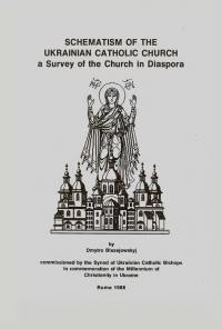 Blazejowskyj D. Schematism of the Ukrainian Catholic Church a Survey of the Church in Diaspora.djvu