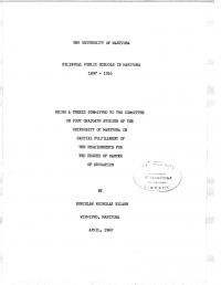 Bilash B.N. Bilingual Public Schools in Manitoba 1897-1916