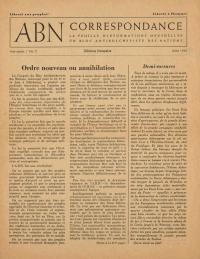 ABN correspondance . – 1950. – No. 2