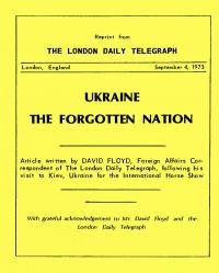 Floyd D. Ukraine the forgotten nation